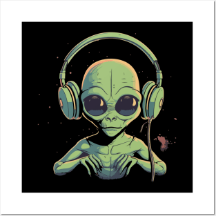 Space DJ Posters and Art